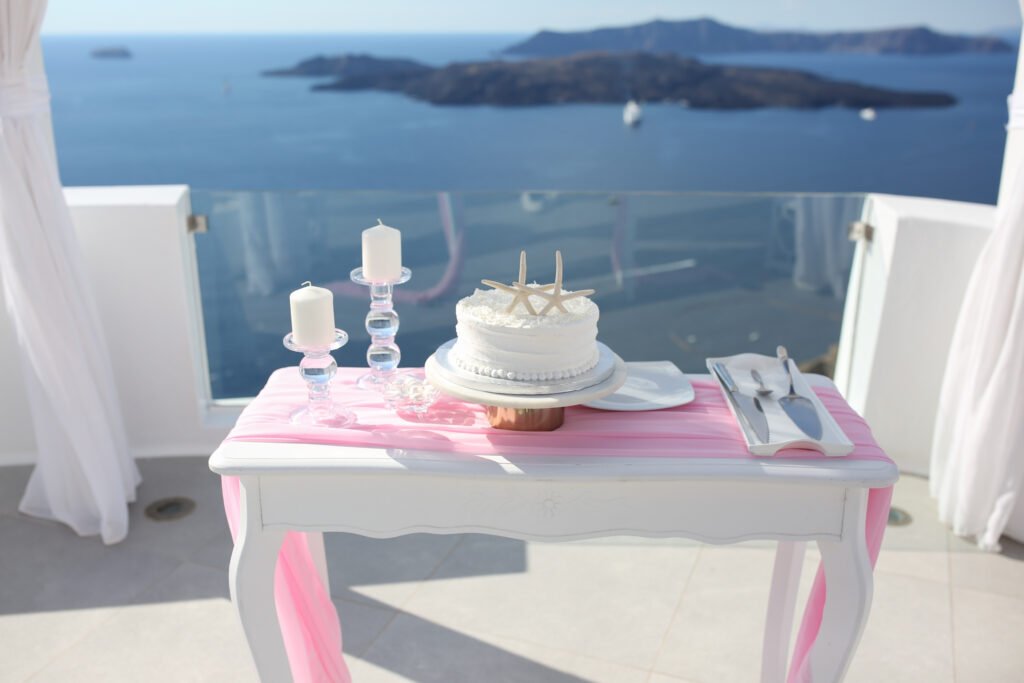svatba v Řecku na Santorini