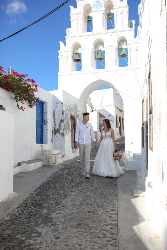 svatba v Řecku na Santorini