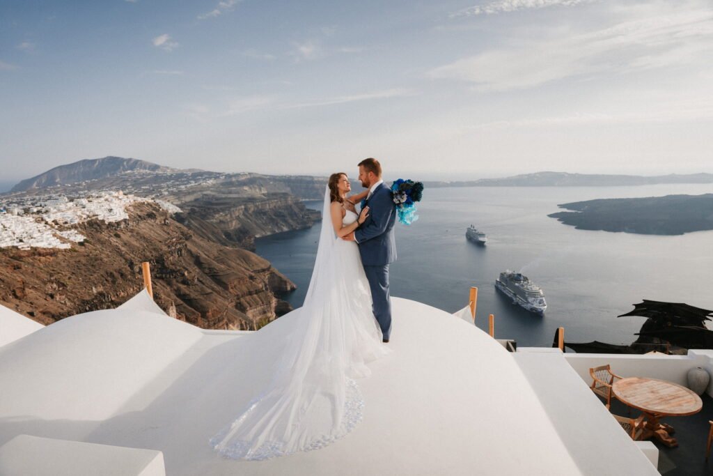 svatba v Řecku na Santorini