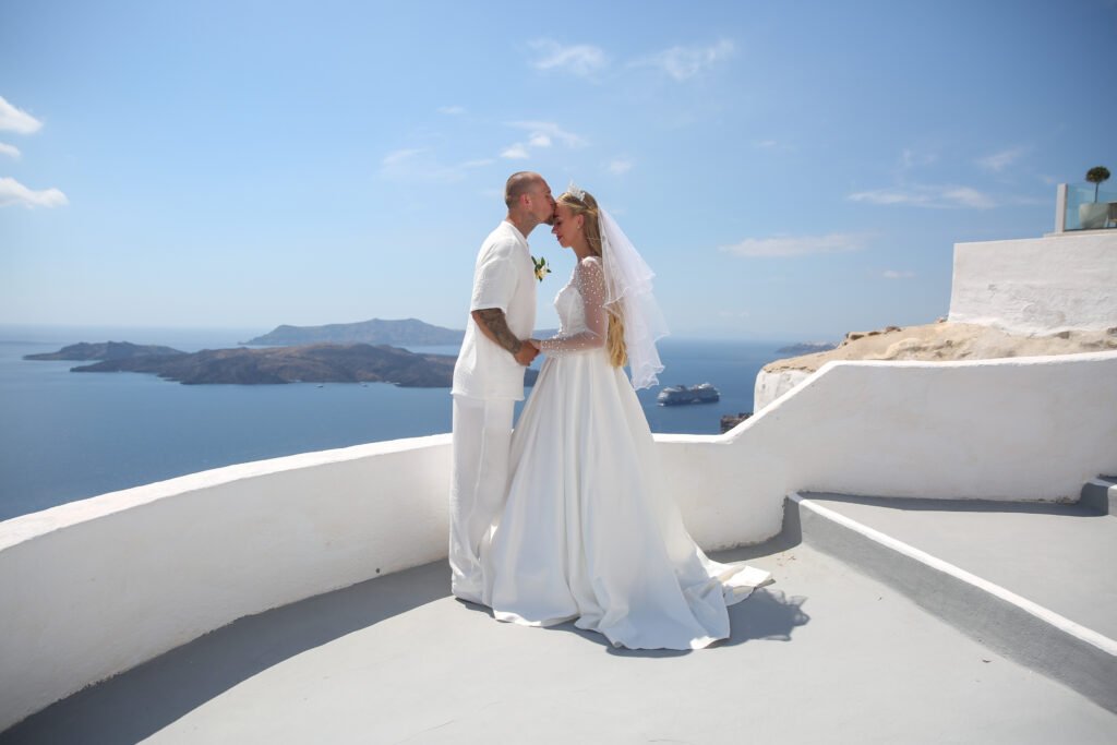 svatba v Řecku na Santorini