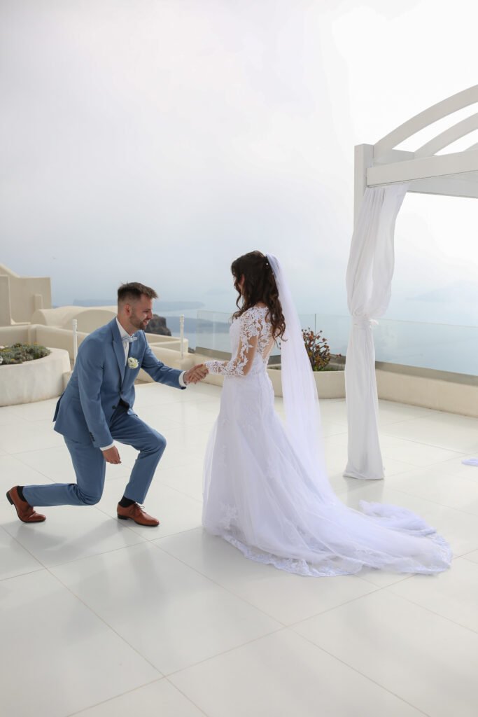svatba v Řecku na Santorini