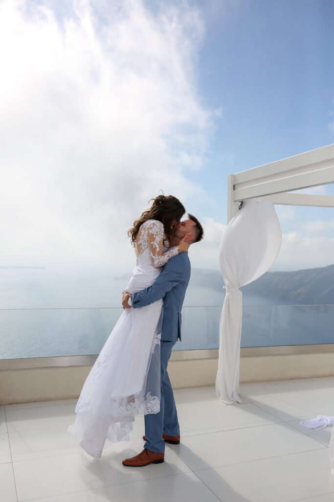 svatba v Řecku na Santorini