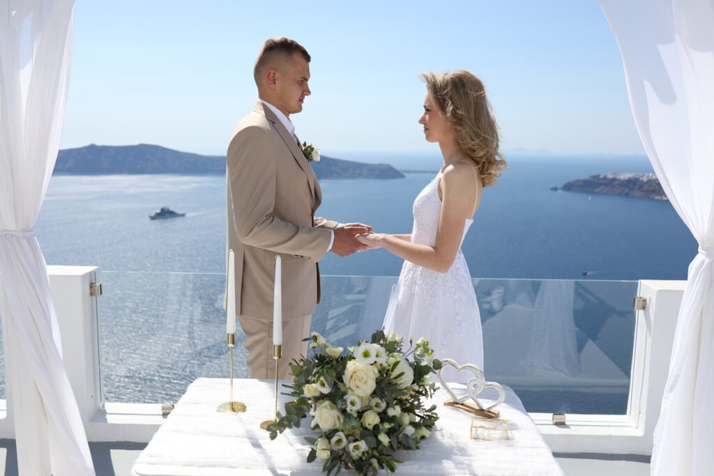svatba v Řecku na Santorini