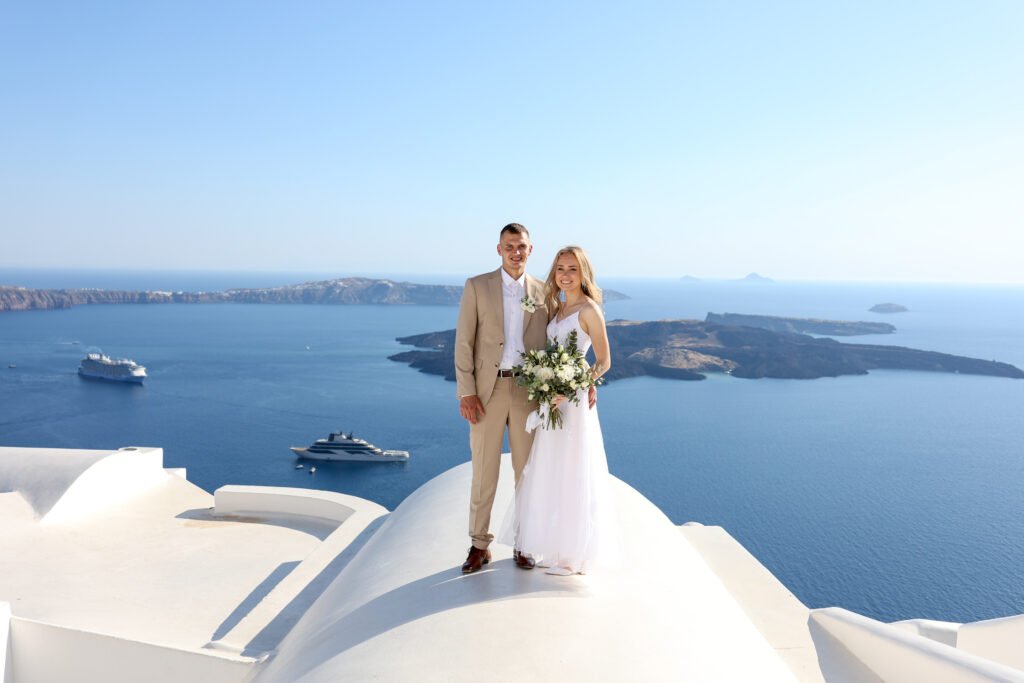 svatba v Řecku na Santorini