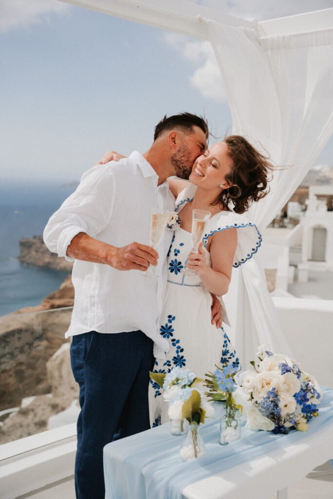 svatba v Řecku na Santorini