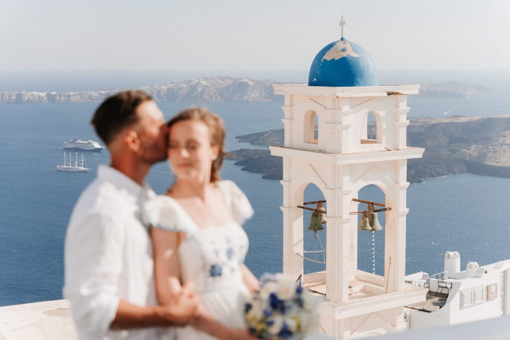 svatba v Řecku na Santorini